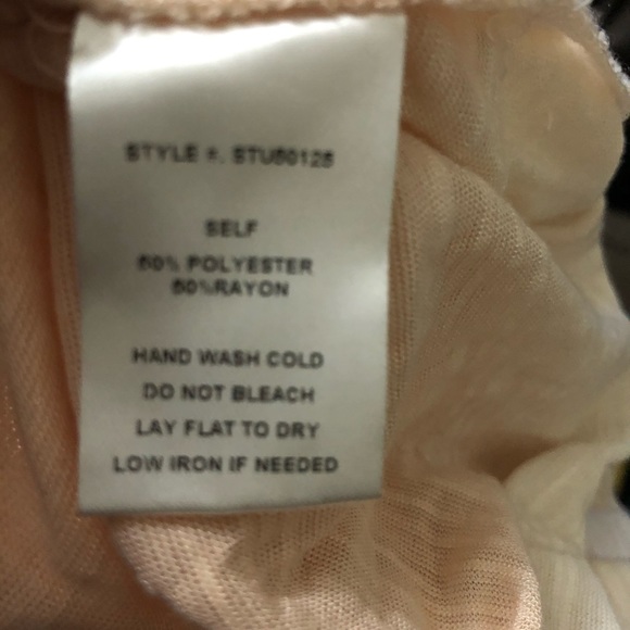 Tassels N Lace short sleeve hombre sleep dress blue white pink Size Small. - Picture 7 of 7